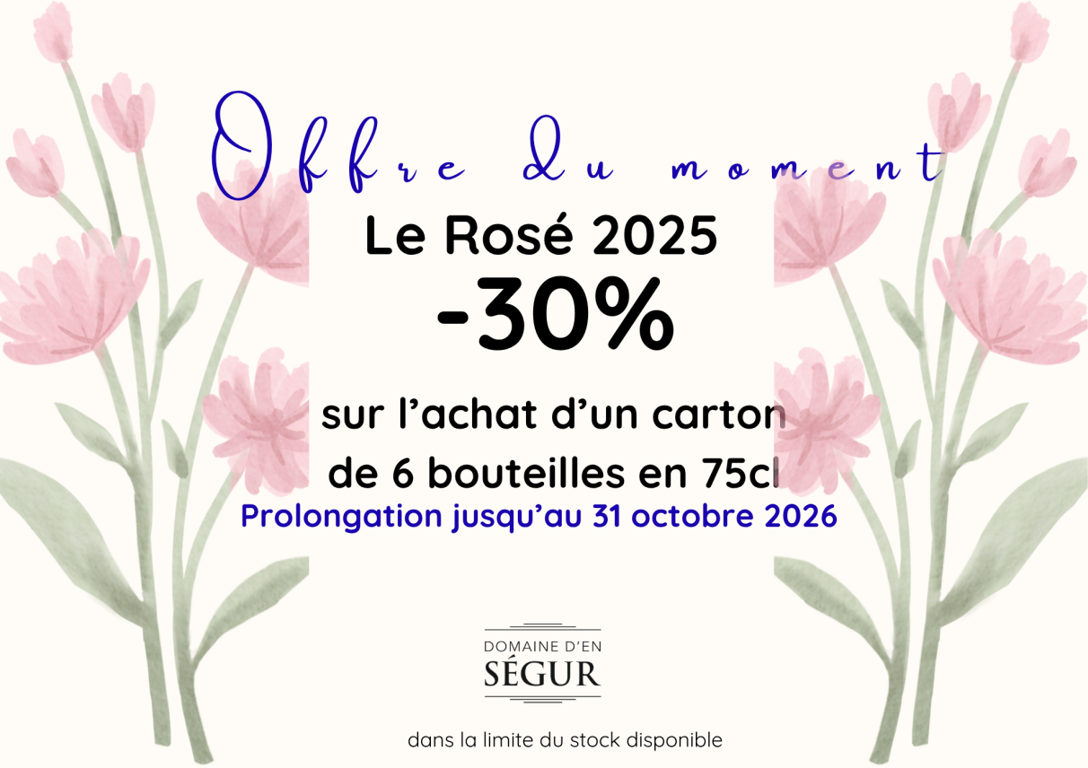 Prolongation offre Rosé 2025