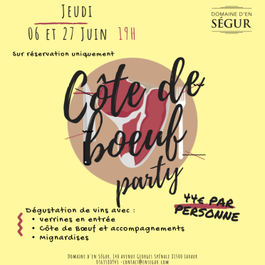 Côte de bœuf party